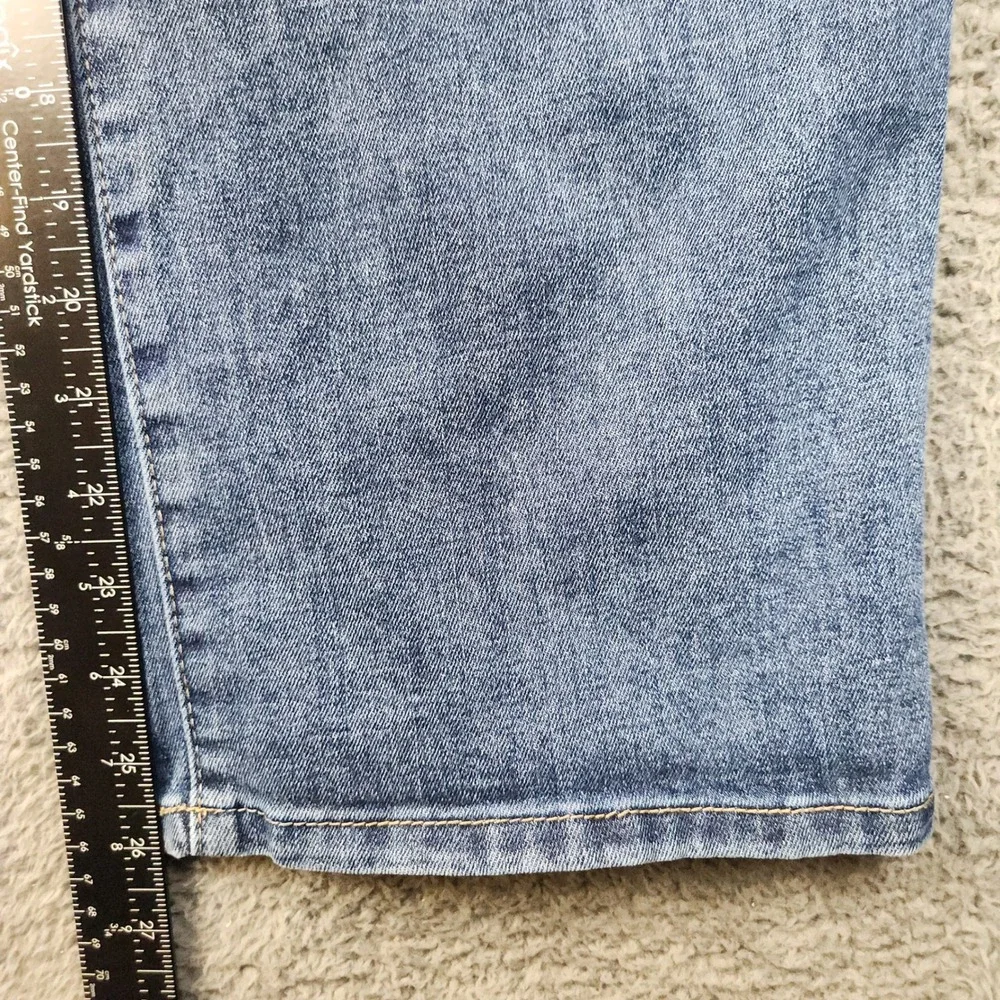 Camila Coelho Women's High Waisted Ankle Wide Leg Jeans Size 8 Chain‎ Detail
